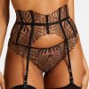 Lingerie Aubade Suspender Belts | Iris Van Herpen - Sensory Illusion Waist Cincher Golden Leaves