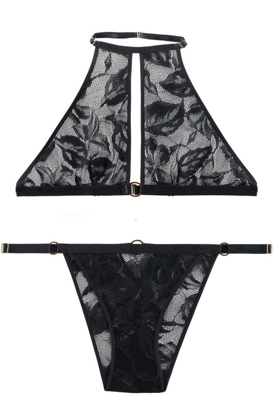 Lingerie Aubade 2 Piece Sets | Twist And Love Set - Bralette & Brief Black