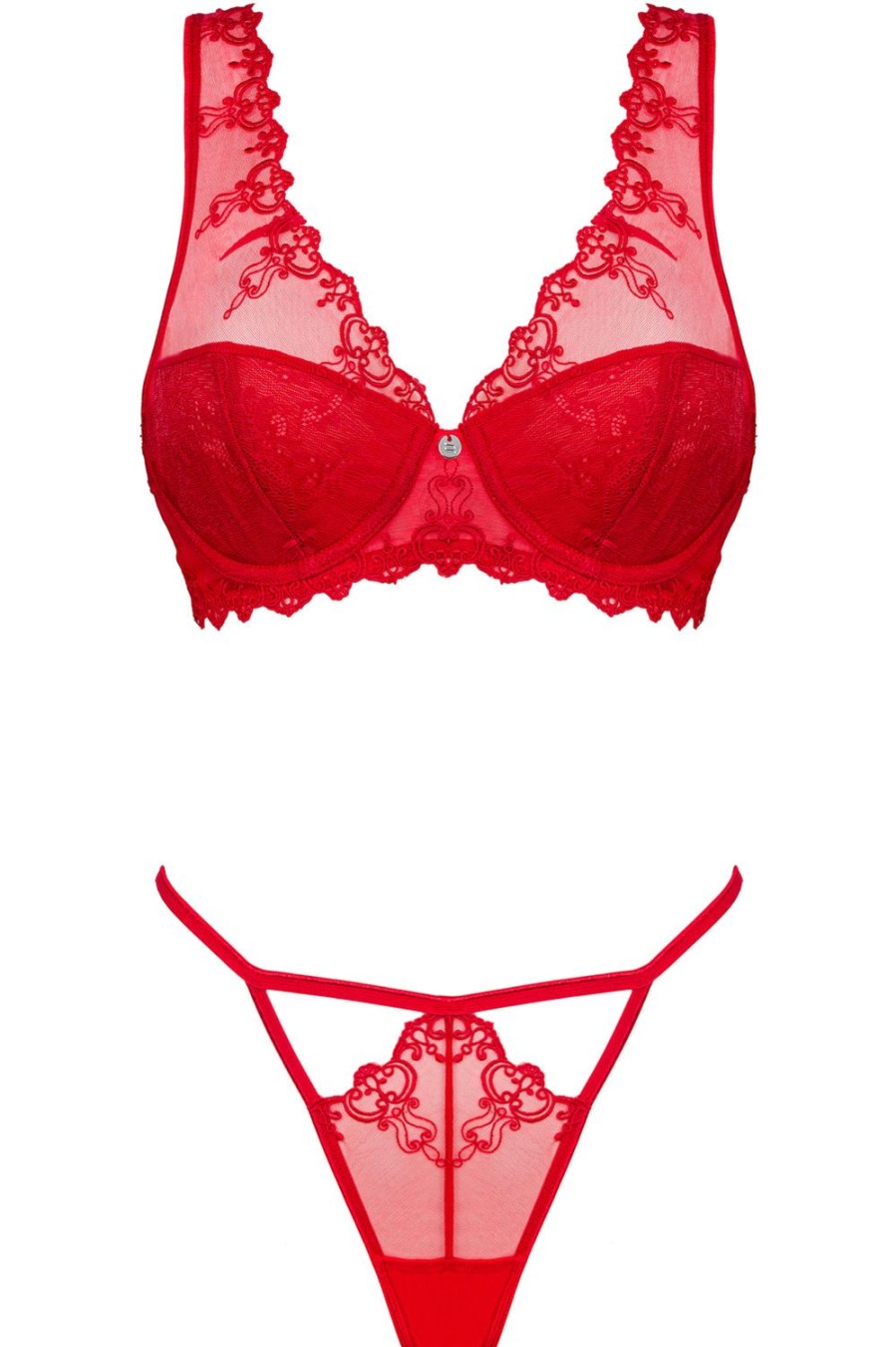 Lingerie Obsessive Lingerie Sets | Lonesia Underwi Bra & Brief Red