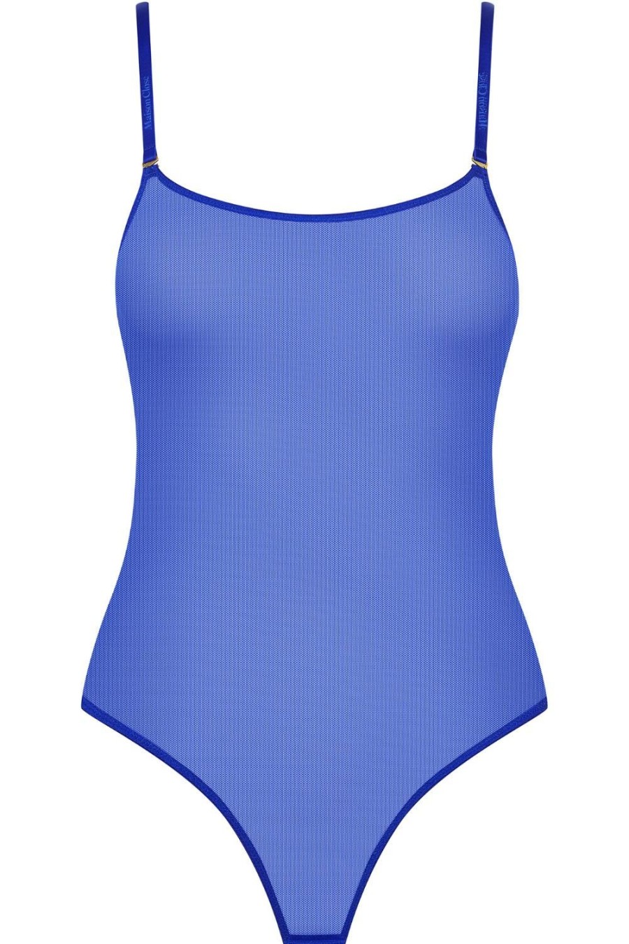 Lingerie Maison Close Bodysuits & Playsuits | Corps A Corps Thong Bodysuit Neon Blue