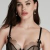 Bras Agent Provocateur | Lorna Plunge Underwired Bra Black/Pink