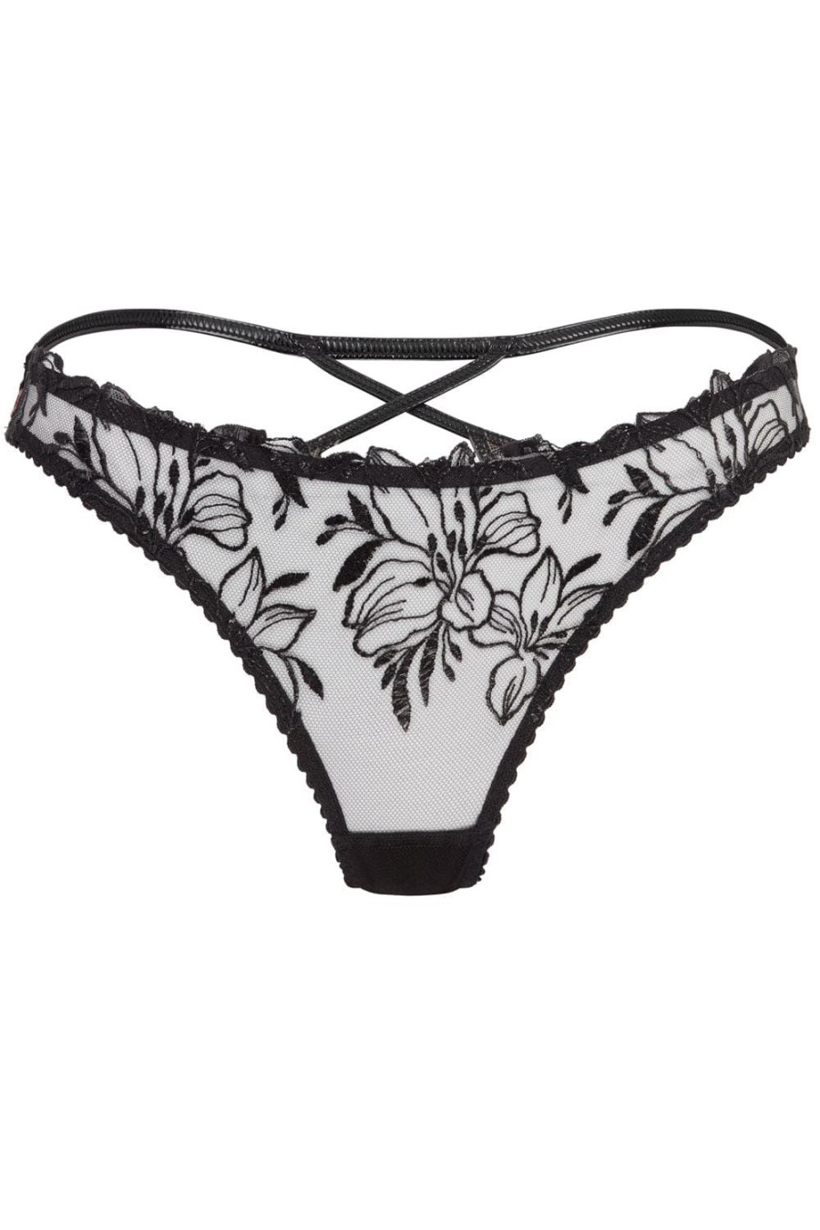 Lingerie Agent Provocateur Sheer Lingerie | Ozella Brief Black