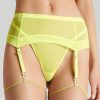 Lingerie Maison Close Suspender Belts | Corps A Corps Suspender Belt Neon Yellow