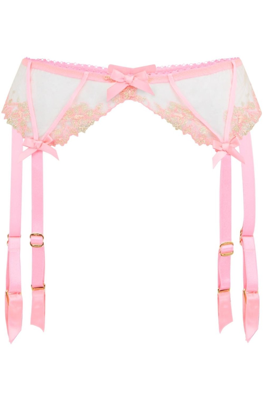 Lingerie Agent Provocateur Suspender Belts | Tessy Suspender Pink/Sand