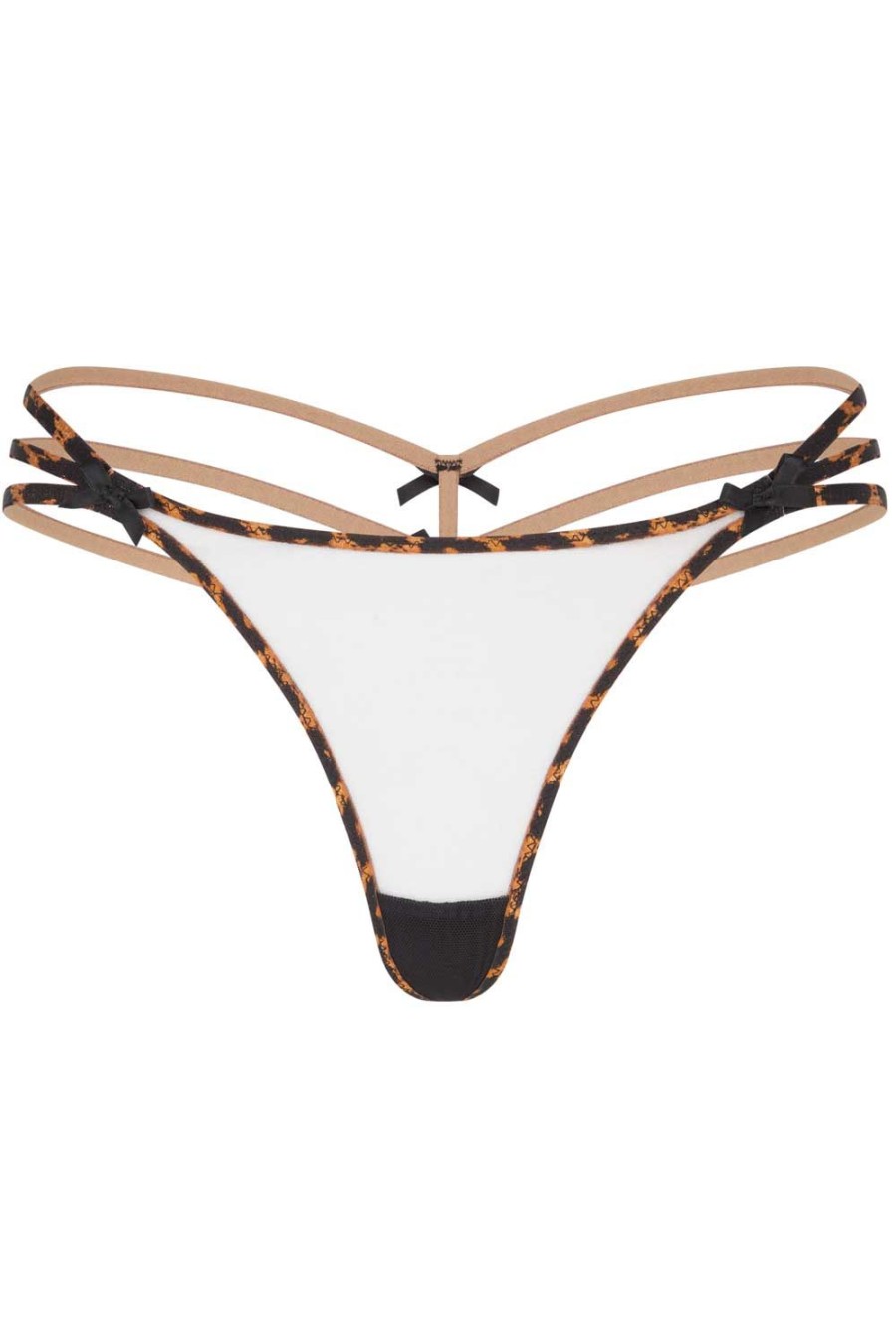 Lingerie Agent Provocateur Thongs | Blair Thong Black/Leopard