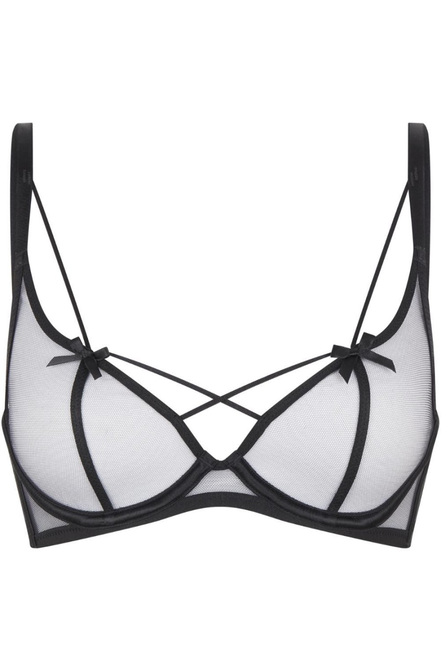 Bras Agent Provocateur | Zella Plunge Underwired Bra Black