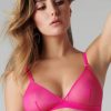 Bras Maison Close | Corps A Corps Triangle Bra Neon Pink