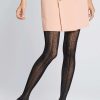 Hosiery FiORE Patterned Tights | Lollo Tights 30 Denier Black