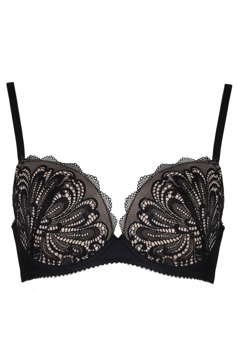 Bras Jolidon | Hey Jude! Push Up Bra (D-E Sizes Available) Black