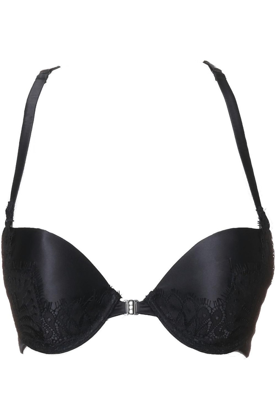 Bras Prelude | The Swan Push Up Bra, Size Uk 36C Black