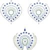 Accessories Bijoux Indiscrets Nipple Covers & Pasties | Flamboyant Rhinestone Body Decorations Green/Blue