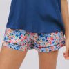 Nightwear Cyberjammies | Bea Ditsy Floral Print Shorts Light Blue Mix