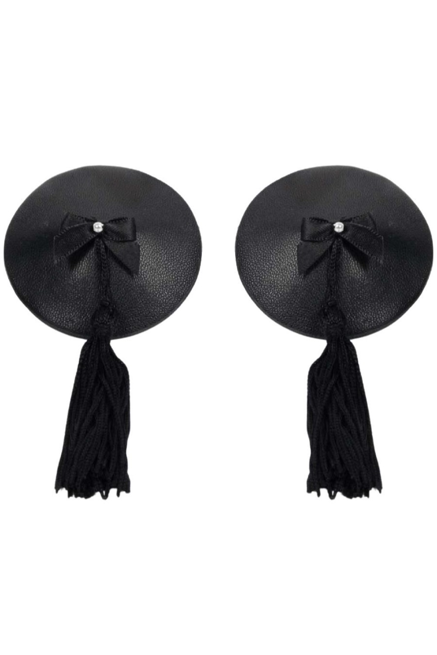 Accessories Bijoux Indiscrets Nipple Covers & Pasties | Tassel Nipple Covers Black