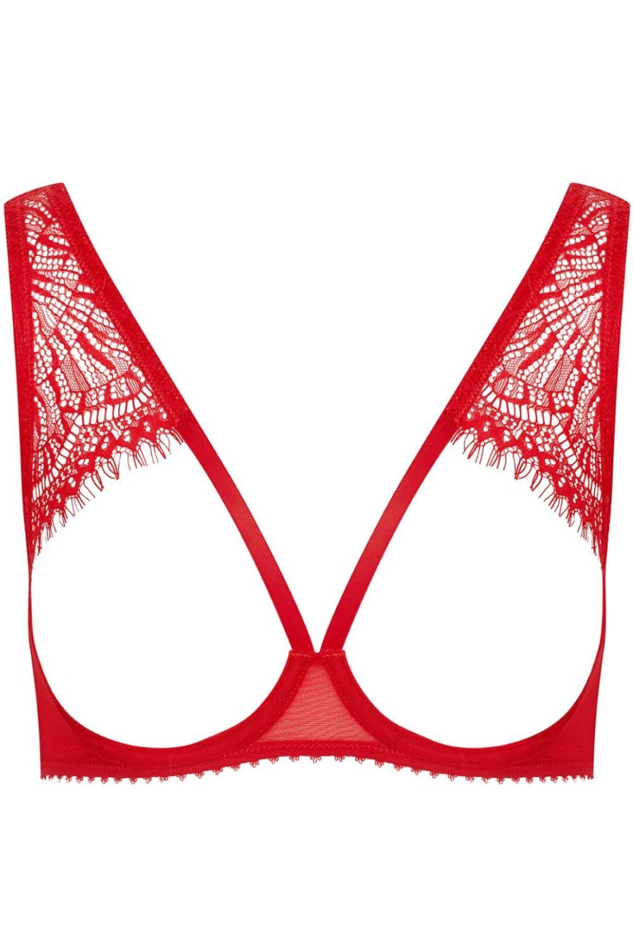 Bras Maison Close | Accroche Coeur Open Wi Bra Red