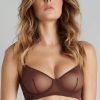 Bras Maison Close | Corps A Corps Wire Bra Chocolate/Neon Orange