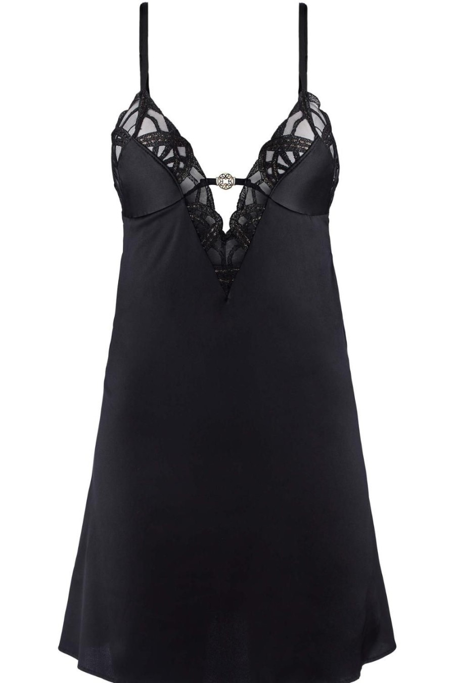 Nightwear Aubade | Elie Saab - Whimsical Affair Nightie Naughty Black