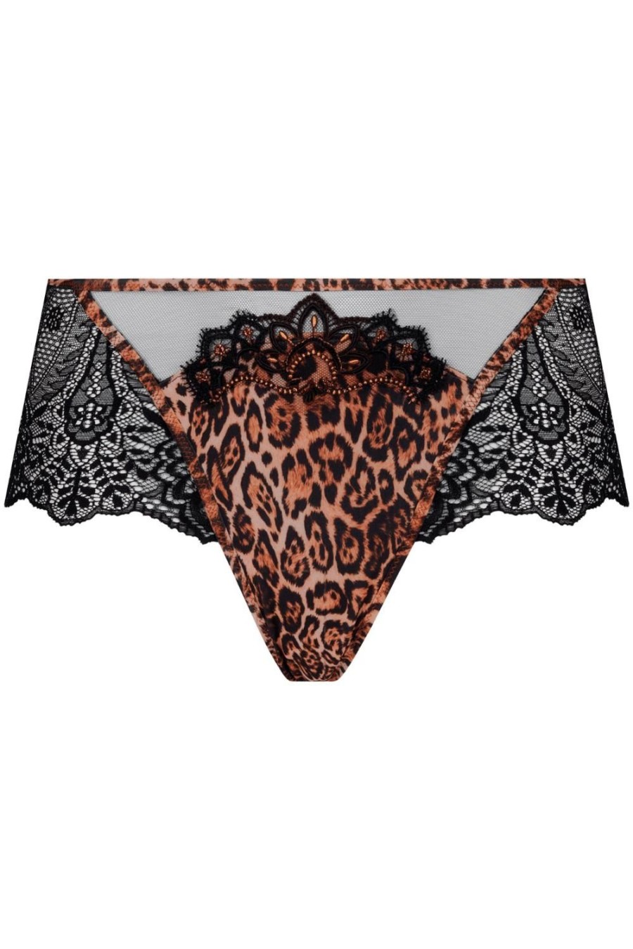 Lingerie Lise Charmel Briefs | Fauve Amour Shorty Amber Panther