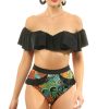 Swimwear Jolidon | Cabo Bandeau Bikini Top & Bottom Black